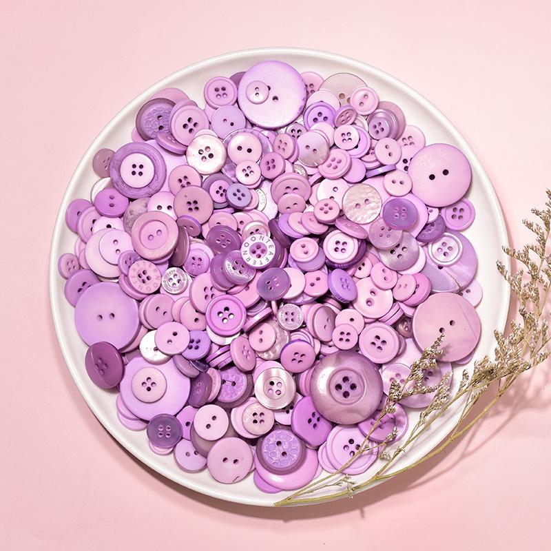 DIY Flower Bouquet Craft Kit: Resin Buttons for Creative Kids' Projects