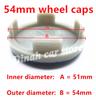 KLYD4 NEW 4pcs 3D for 54mm 56mm 60mm 68mm Ford Car emblem Wheel hub Center Cap Badge covers sticker Decal styling auto Accessories