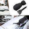 1Set Car Windshield Ice Scraper Waterproof Gloves Auto Snow Defroster Warm Gloves With Shovel Brush Cleaning Snow Removal Tools