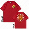 Streetwear Cobra Kai Βαμβακερό T-shirt Unisex Harajuku Hip Hop Διπλής Όψης Τυπωμένο Γραφικό T-shirt Ρετρό Casual Τάση Δροσερά Street T-shirts