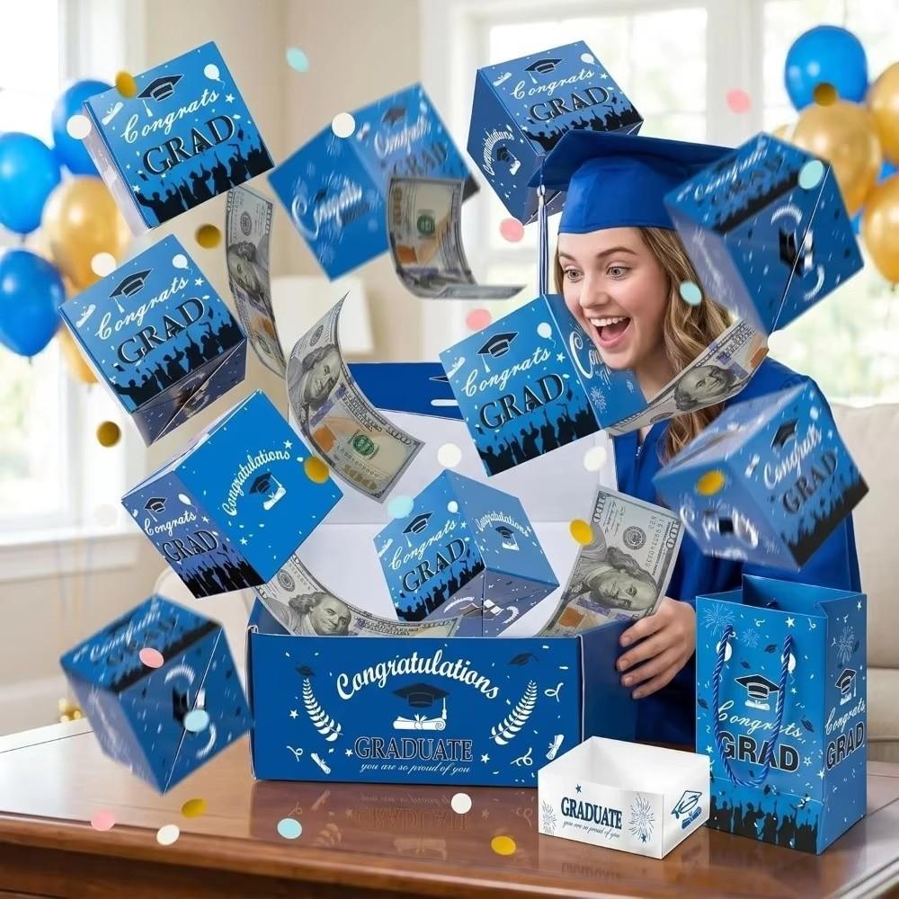 Graduation Theme Graduation Explosion Box Graduation Surprise Pop-Up Gift Box Gift Packaging