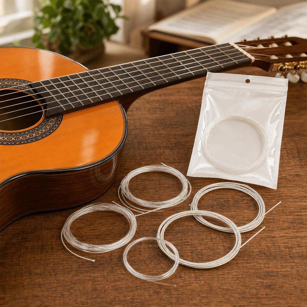 Nylon Guitar String Set Super Light Tension Replacement Guitar Strings  For Classic Acoustic Guitar