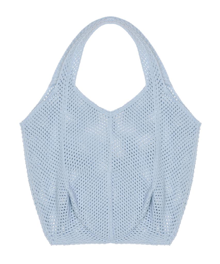 Nick&Nicole Nicole Crochet Knit Bag_Sky Blue