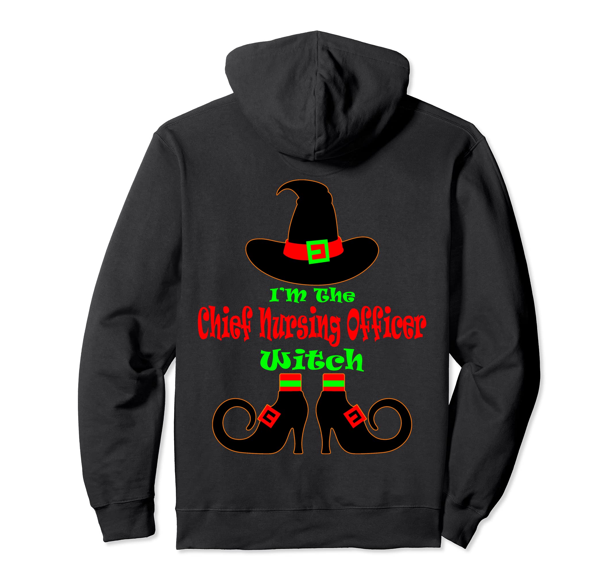 

Chief Nursing Officer Shirt Halloween Witch Hat Apparel Hoodie