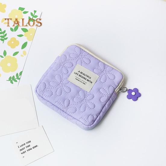 Fashion Women Small Cosmetic Bag Mini Coin Pouch Zipper Closure Lightweight Portable Travel Accessory Bag Storage