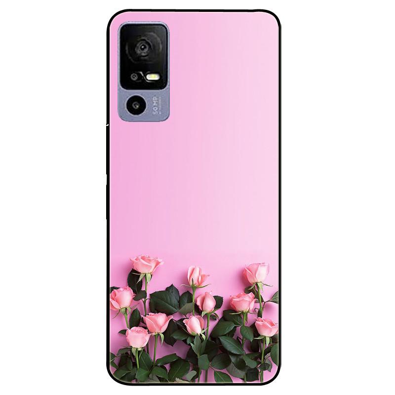 For TCL 40R 5G Case 6.6'' Silicone Soft Fashion TPU Phone Cover for TCL 40 R 5G Cases T771K T771A T771H Bumper Funda For TCL 40R