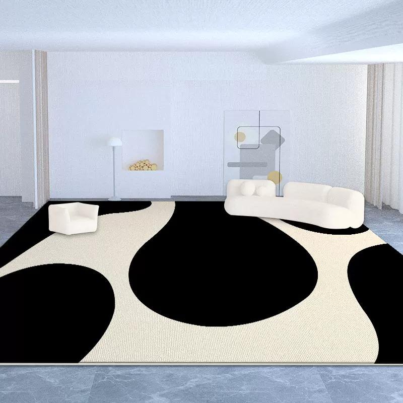 Abstract Living Room Rugs Large Area Floor Mat Short Plush Light Luxury Home Decoration Carpet Bedroom Rug Alfombra Salón Grande