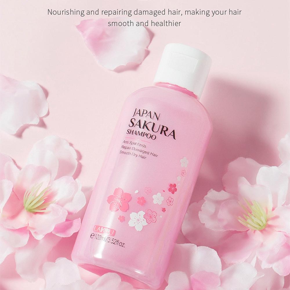 Sakura Šampon Obnova Poškozených Vlasů Hydratační Vyživující Proti Lupům Kontrola Masti Vlasové Čisticí Péče