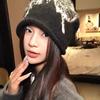 Double inin versatile butterfly knitted cold hat women's winter warm face small headhat
