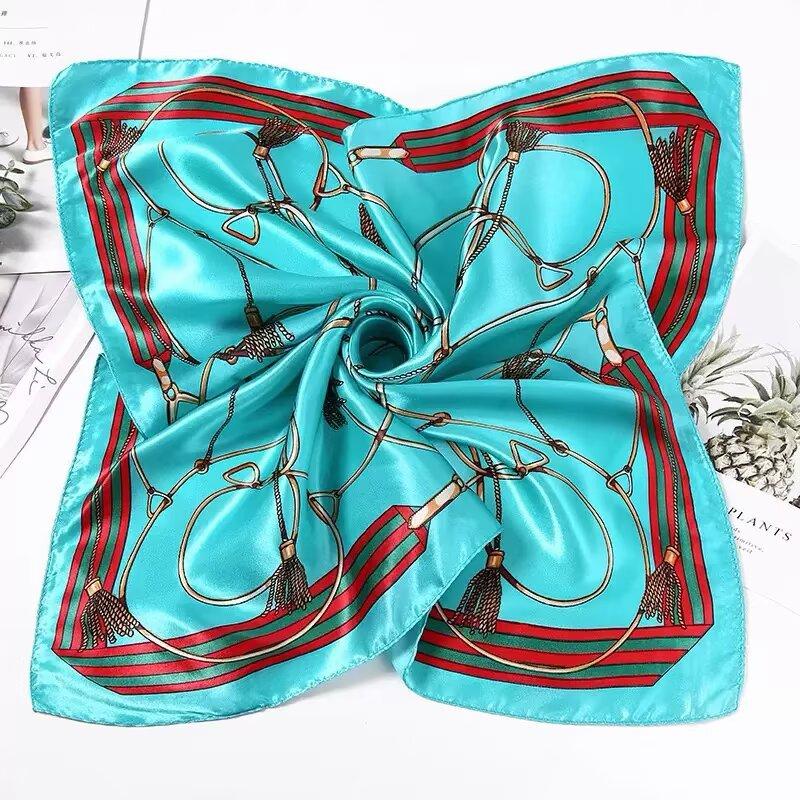Women's Silk Scarf Business Dress Neck Protector Professional Mobile Telecom Banking Stewardess Small Square Scarf Women's Scarf Shawl Fashion