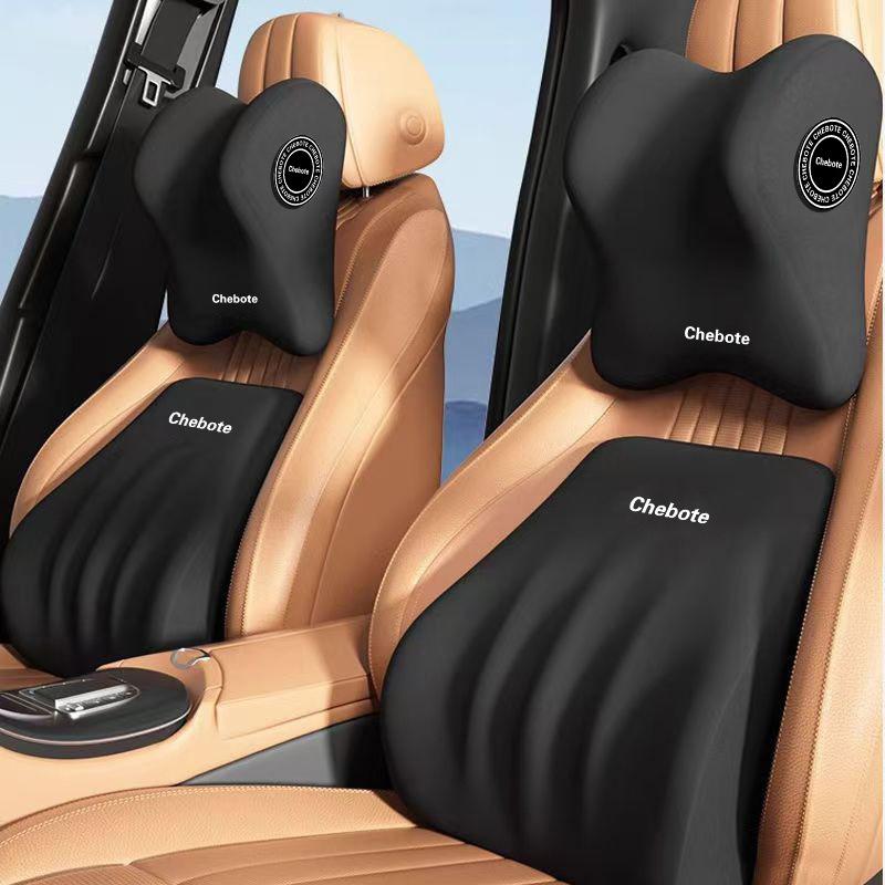 Car Seat Cushion Set - Memory Foam Lumbar Support and Neck Pillow Lumbar Support Car Interior Seat Accessories 2025 Dropshipping