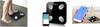 Intelligente Bluetooth Analyse-Badezimmerwaage, Schwarz + 150cm Maßband