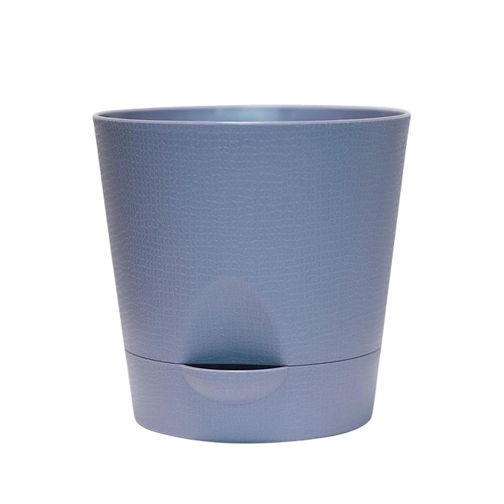 Self Watering Self-watering Flowerpot Plastic Removable Bottom Planter Flower Pot  Home Gardening S серый