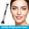 2 In 1 Nose Contour Brush, U-Shaped Nose Sculpting & Blush Brush Dual-Ended Fluffy Contouring Brushes Precision Defining Angled Cheek Bones,