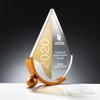 Customized Competition Water Drops Love Volunteer Awards Crystal Trophy Enterprise Excellent Employee Home Decor Honor Medal 1PC