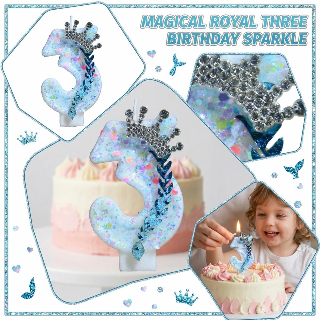 Fashion Cartoon Creative Birthday Candles Party Digital Candles