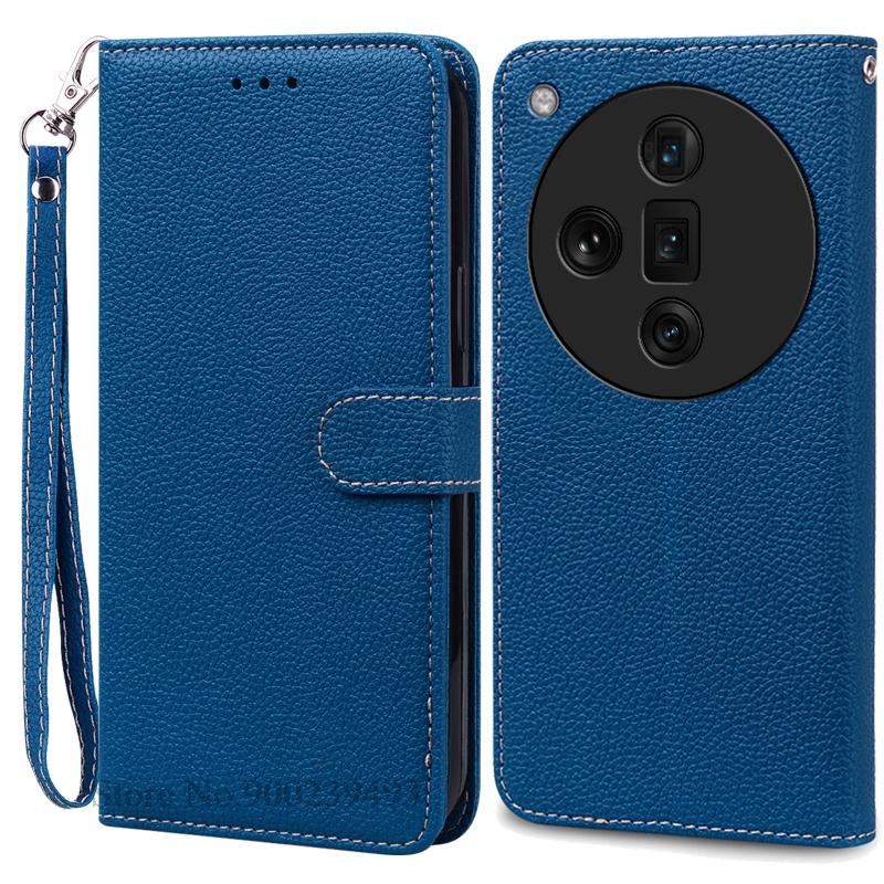 For OPPO Find X7 Case Leather Wallet Flip Case For OPPO Find X7 Ultra Case Soft Silicone Cover Coque Fundas Shell