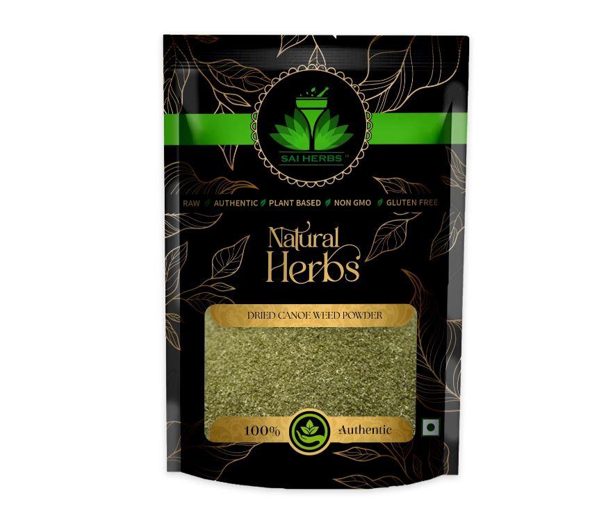 SAI HERBS Dried Raw Canoe Weed Herb Powder - Pure & Natural (100 g)
