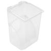 Bird Cage Feeder with Large Capacity Scientific Design Easy Clean Bird Food Holder for Pigeon Parrot Quail Hanging Feeder Box