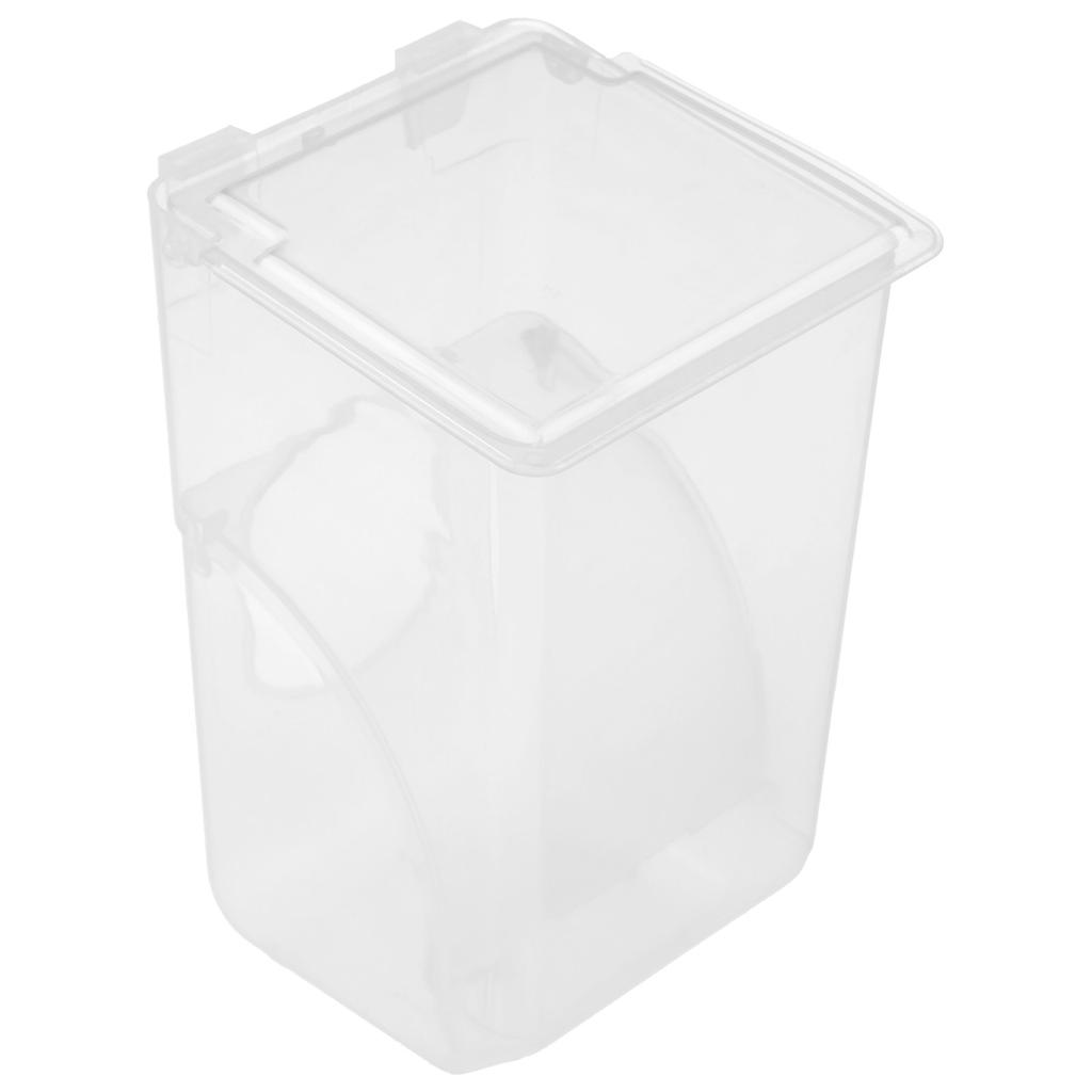 Bird Cage Feeder with Large Capacity Scientific Design Easy Clean Bird Food Holder for Pigeon Parrot Quail Hanging Feeder Box