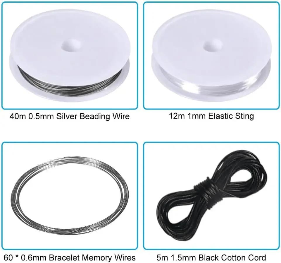 Jewelry Making Supplies Kit,Jewelry Repair Tool with Accessories Jewelry Pliers Jewelry Findings and Beading Wires for Adults