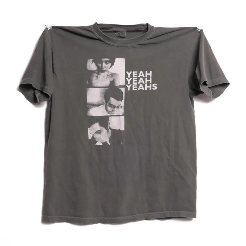 Yeah Yeah Yeahs Band Tee chacoal color reprint unisex shirt AN71579