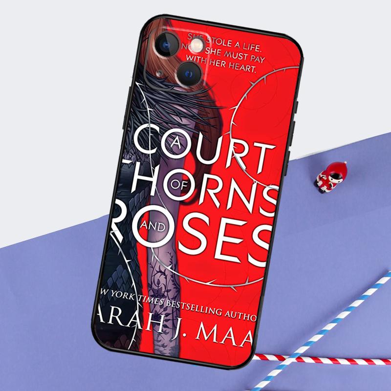 A Court of Mist and Fury Sarah J Maas Soft Case For iPhone 16 15 14 13 12 11 Pro Max XS X XR 7 8 Plus 13 12 Mini Cover