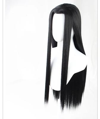 Anime Long Illumi Zoldyck Irumi Middle Parting Wig Heat Resistant Synthetic Hair Wigs