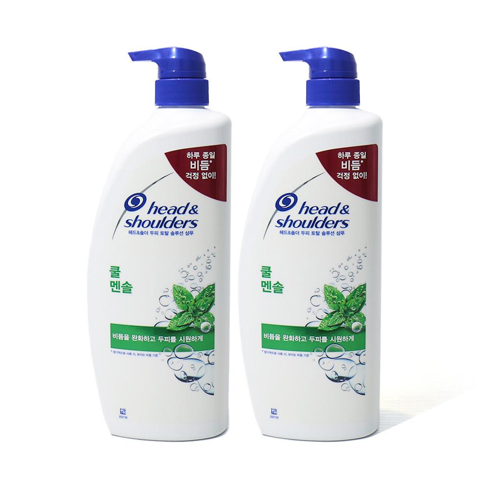 Head & Shoulders Total Scalp Solution Cool Menthol Shampoo 850ml x 2