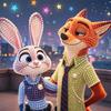 Disney DIY Pearl Painting Zootopia Characters and Scene Restoration Decorative Painting Creative Ornaments Friends GiftsDeskto OrnamentsHomeDecoration