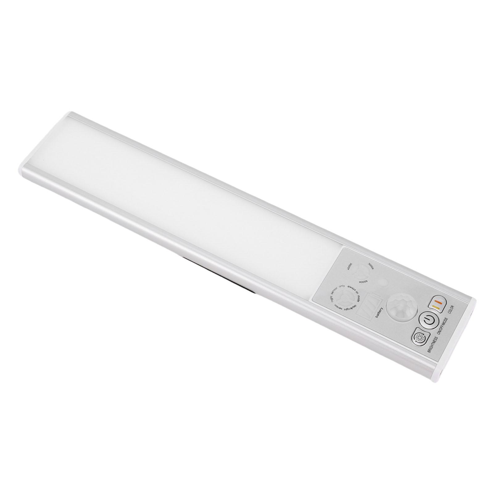 

Under Cabinet Light Super Thin Motion Sensor 3 Color Dimmable Rechargeable Closet Light for Kitchen Bedside