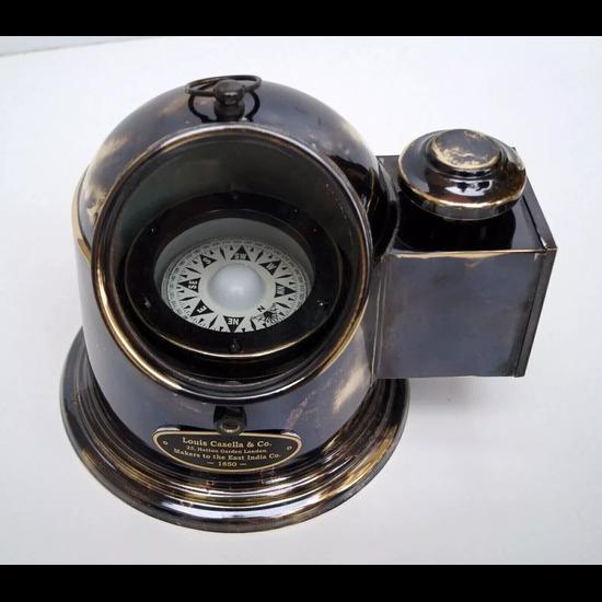 

Компас Super Gimble с подсветкой на топливной лампе, самодельный корабельный нашлемный компас | Настольная статья | Big Gimble