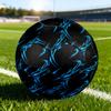 1pc Blue Swirls Abstract Size 5 Soccer Ball Professional Match Training Football Indoor &Outdoor Sports Ball Lightweight Durable C6530