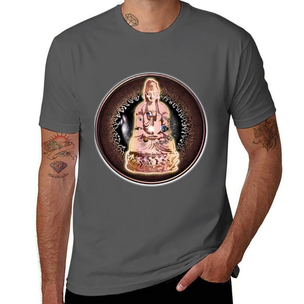 Kuan Yin And The Universe Tshirt Utility Casual Work Tshirt