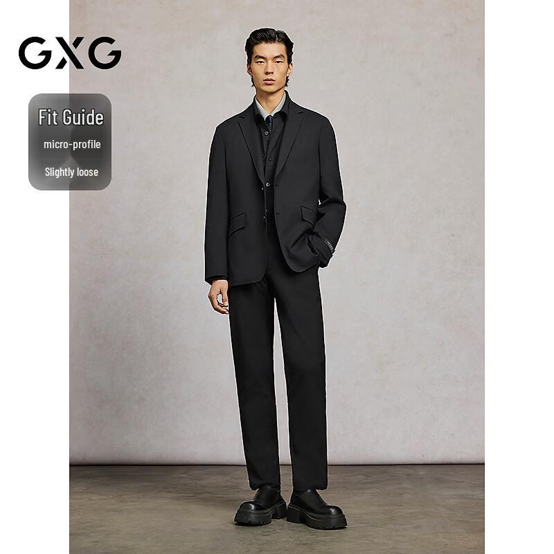 GXG Herren Anzugjacke mit strukturiertem Revers