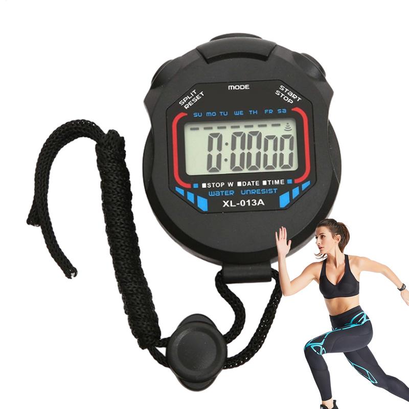 

Ручной цифровой секундомер Таймер Таймер для тренировок на открытом воздухе Хронограф Секундомер Точность 0,01 с Инструменты-таймеры CN