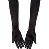 Gloves Long Black Satin Gloves Evening Gloves Opera Gloves Black 21 "elbow Gloves For Girls Women (black)