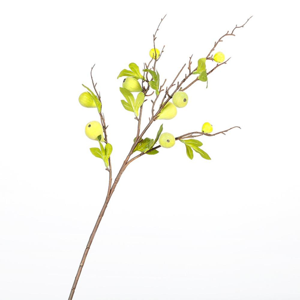

Creative Simulated Fruit With Leaves Fake Plants Floral Decorations Fig Tree Branches Garden Style 2