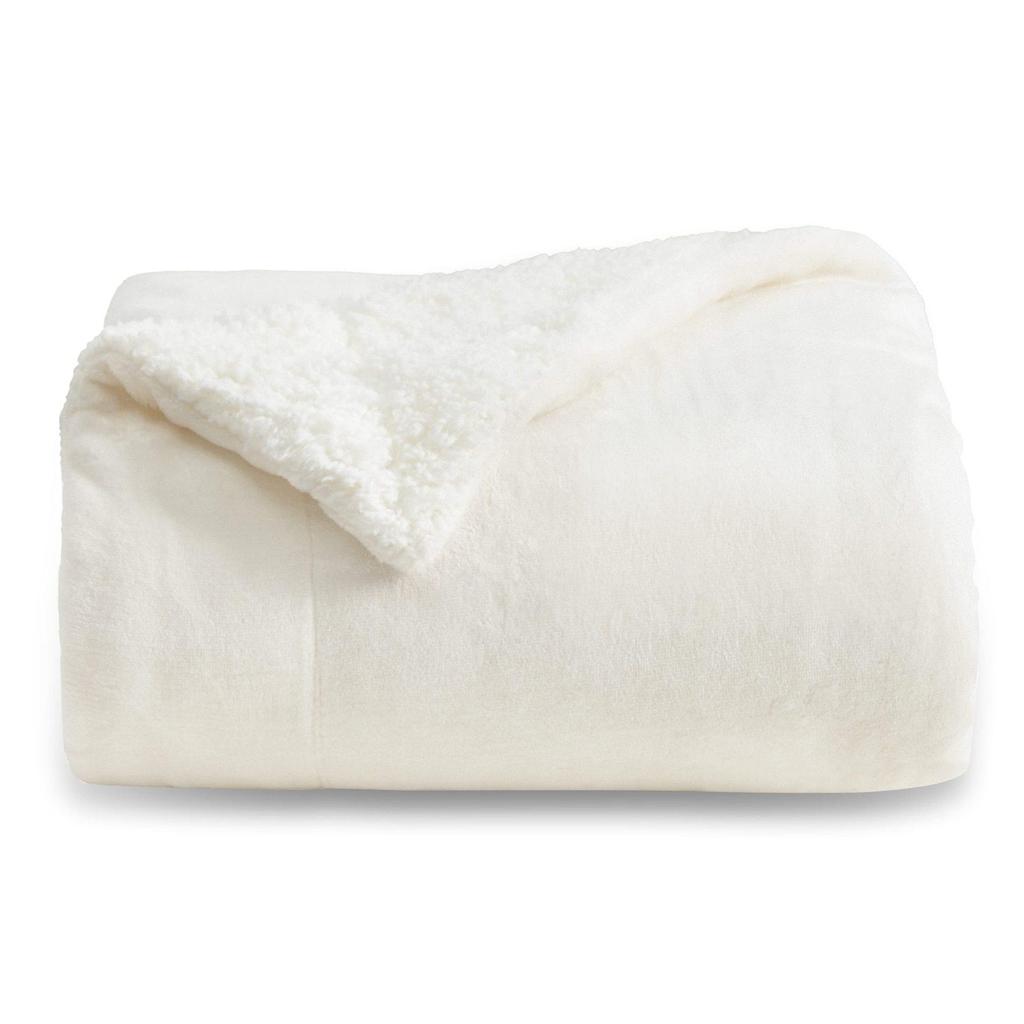 Double-Sided Plush Flannel Fleece Blanket - Ultra-Fine, All-Season Throw for Bed, Sofa, Travel, or Camping