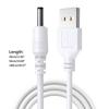 Power Cable USB To DC 3.5 X 1.35mm Straight Jack Charger Adapter Connector Cable for Router TV Box Table Lamp