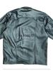 AL KHALID Real New Men's Black Leather Shirt Real Lambskin Causal Fashion Wear Shirt