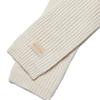 Ramolin Wool Knit Muffler Ivory