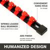 ABS Socket Organizer 1/4Inch 3/8Inch 1/2Inch Premium Quality Socket Clip Rail Holder Socket Organizer Tools Blue&Red