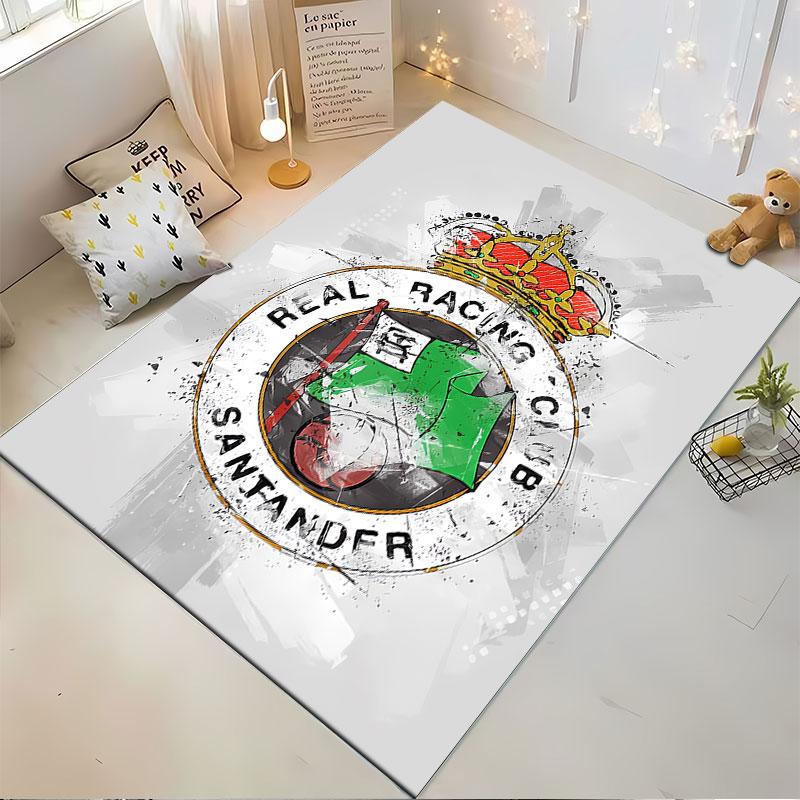 Real Racing Club Logo Carpet suitable as a non-slip mat for the living room or bedroom sofa