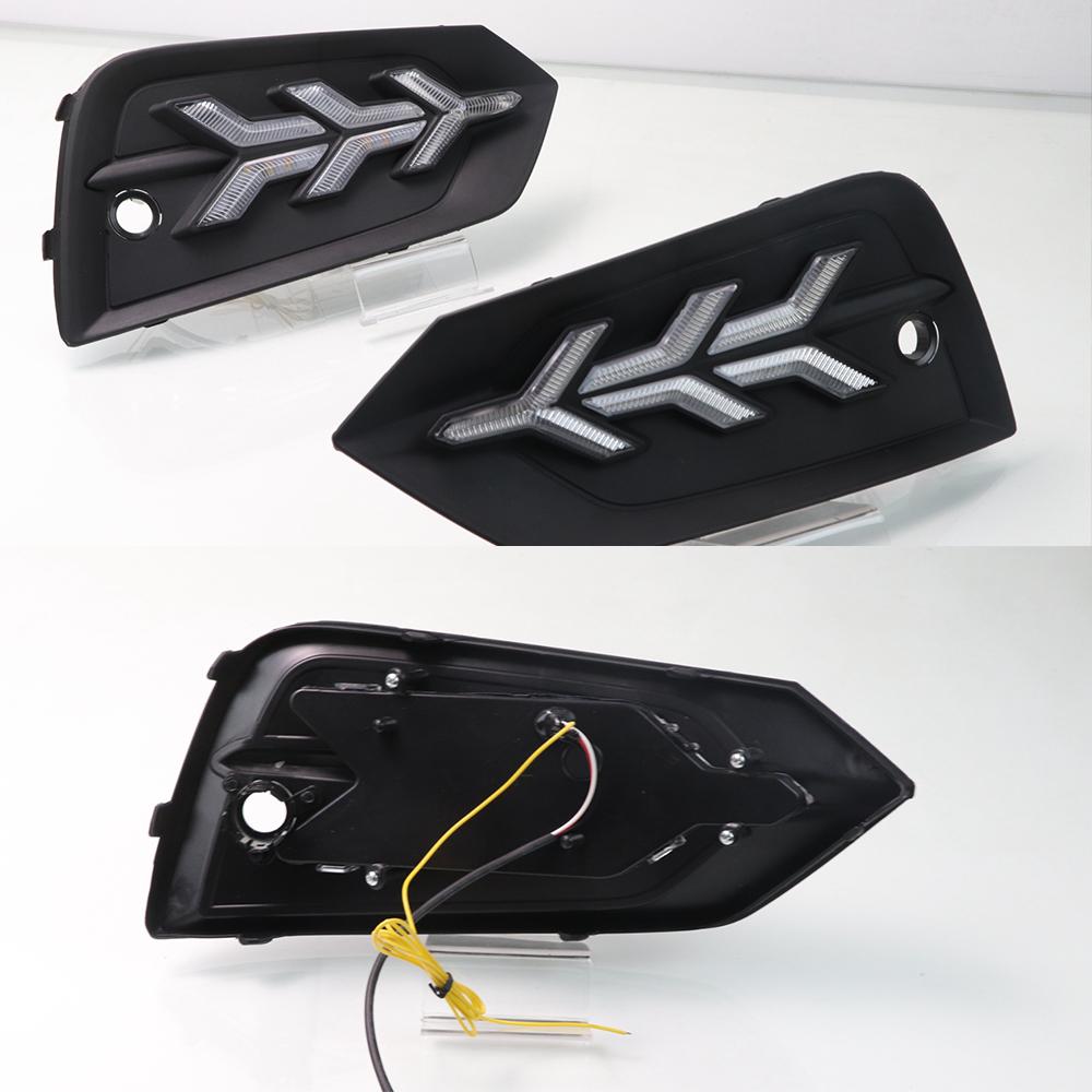 Buy 2PCS LED Daytime Running Light For Volvo XC60 2018 2019 Flowing ...