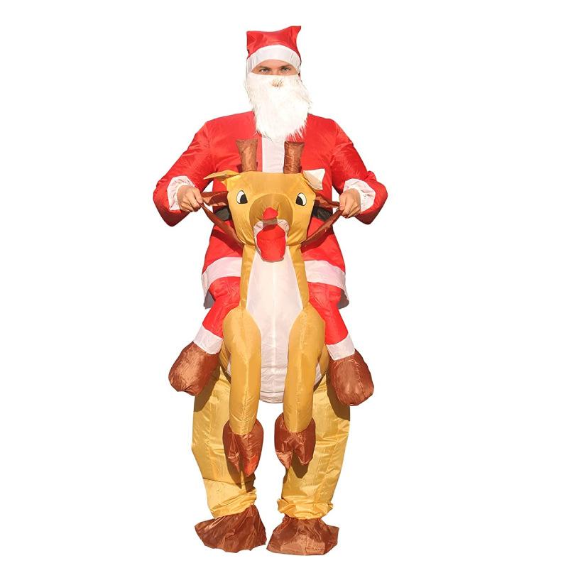 Riding Deer Adult Inflatable Costume
