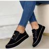 European and American platform chain sports style low-top single shoes women's leather front lace-up foot shoes ebay