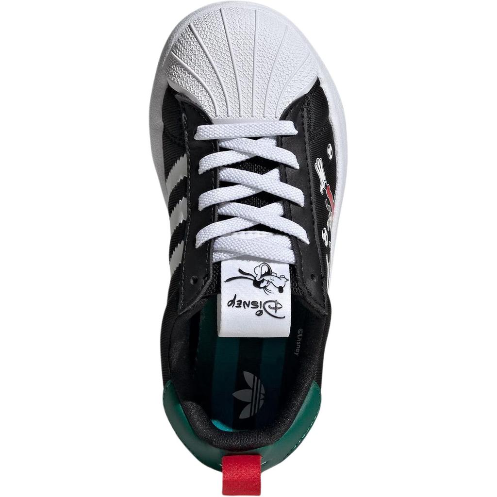 adidas Disney × Originals Adifom Superstar 360 Bequeme Passform Niedriger Schaft Kinder Skateschuhe Kinder Sneaker Schwarz IH1750