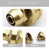 Outdoor Irrigation Quickly Connects Adapter Hose Fitting With Anti Corrosion Brasses Construction Universals
