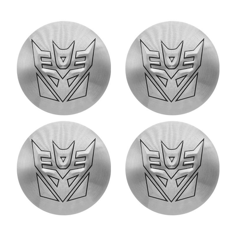 4pcs 56mm Autobot Badge Wheel Center Cap Hub Cover Car Styling Rims Dust Proof Hubcaps sticker For BMW FORD Chevrolet Honda